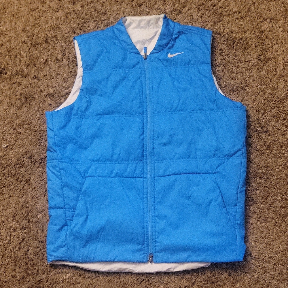 Nike Blue/Grey Reversible Golf Vest